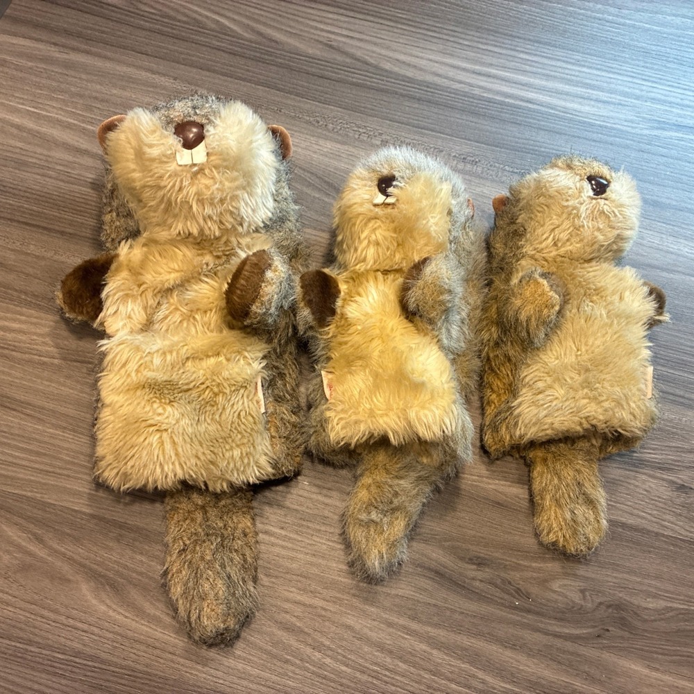 RARE Vintage Daphnes Gopher Golf Headcover Driver Head Covers Caddy Shack 1,3,5